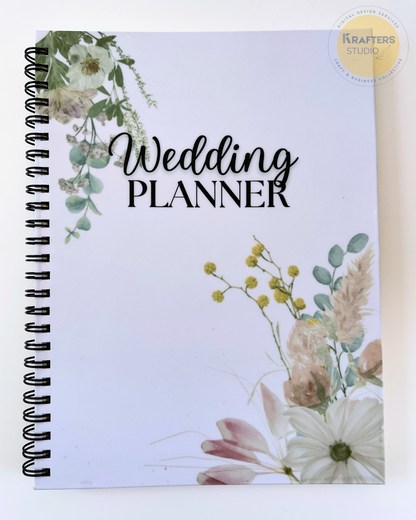 160-Page Wedding Planner - Comprehensive Free Laser Engraved Pen